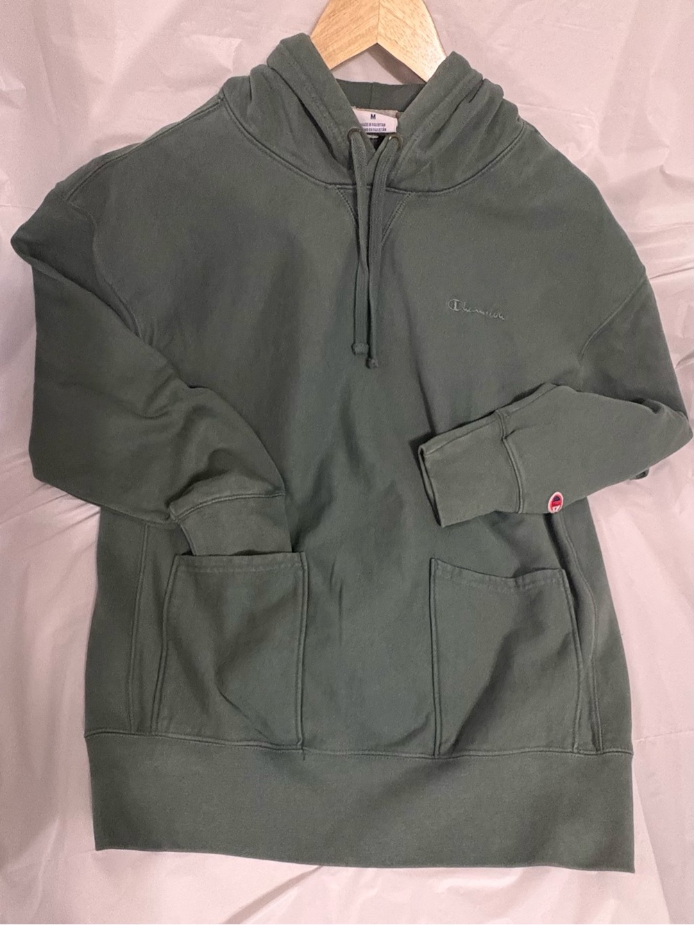 Champion Olive Green Pullover Hoodie